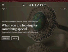 Tablet Screenshot of giulians.com.au